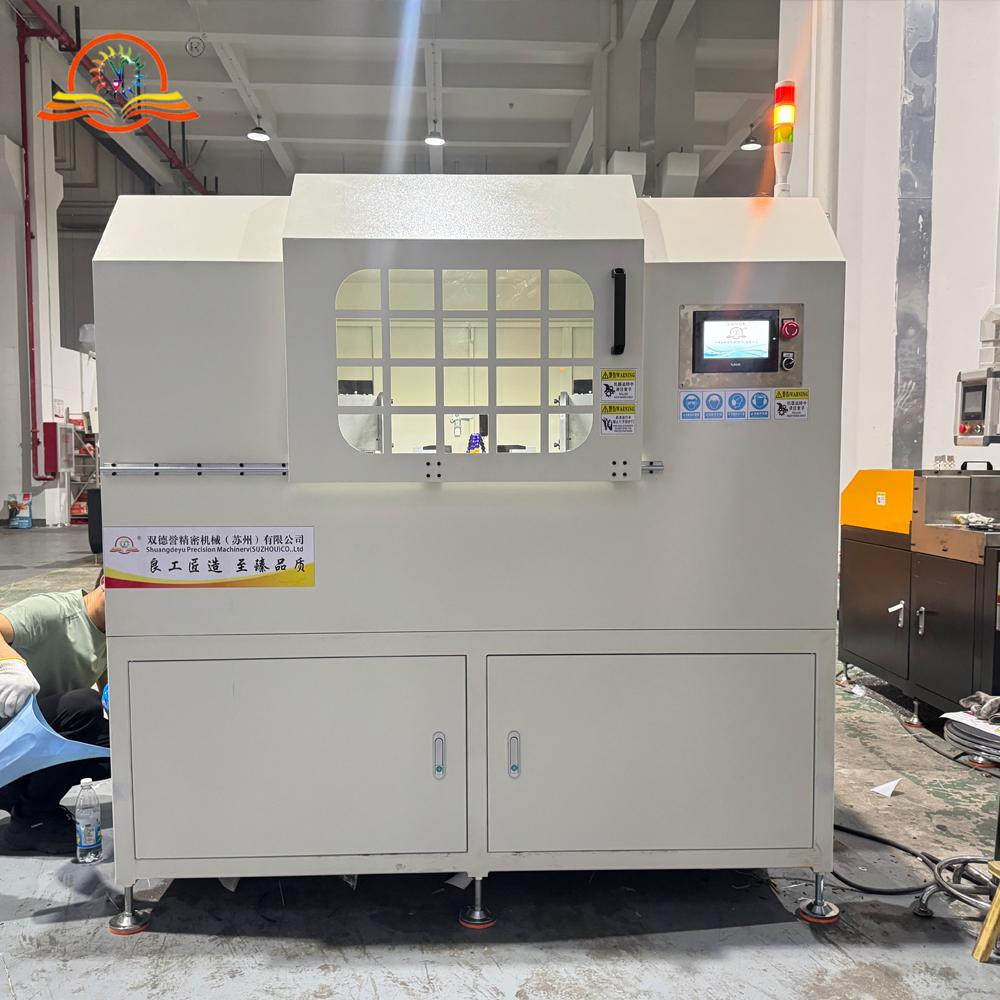 SDY-B350-405NC多軸雙方向鋁型材切割機｜汽車吸能盒數控切料設備